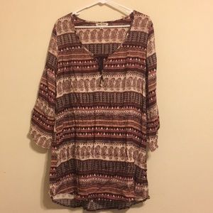 BILLABONG Patterned Dress. Size L